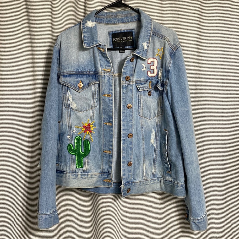 Embroidered Denim Jacket